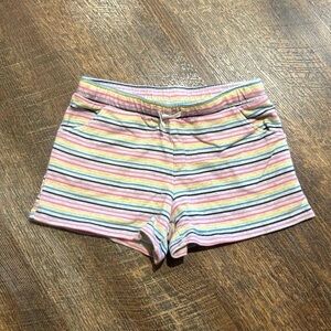 Carter's Multi Colored Striped High Waist Shorts